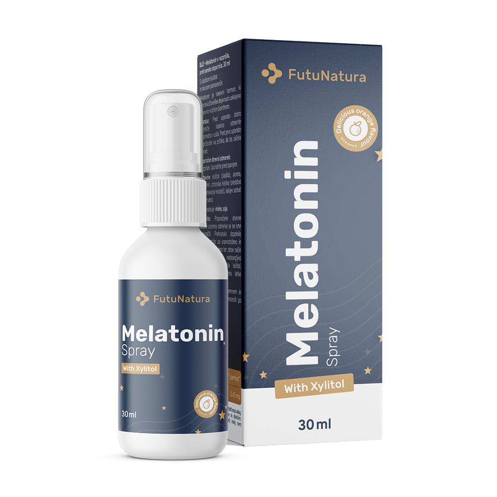 Melatonin. Opis izdelka prehranskega dopolnila. 

Melatonina. Opis produktu suplementu diety.