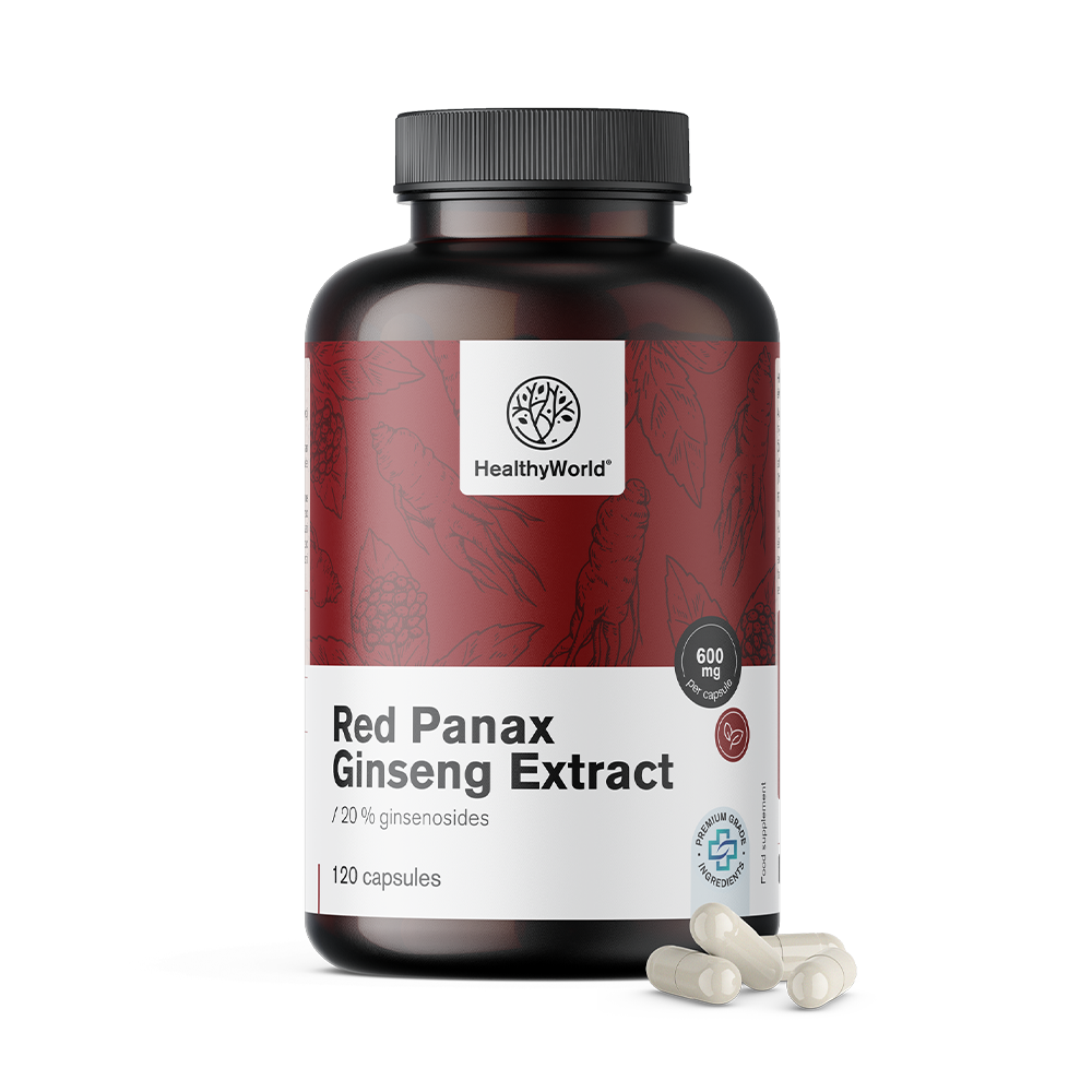 Red Panax Ginseng - ekstrakt z czerwonego żeń-szenia 600 mg