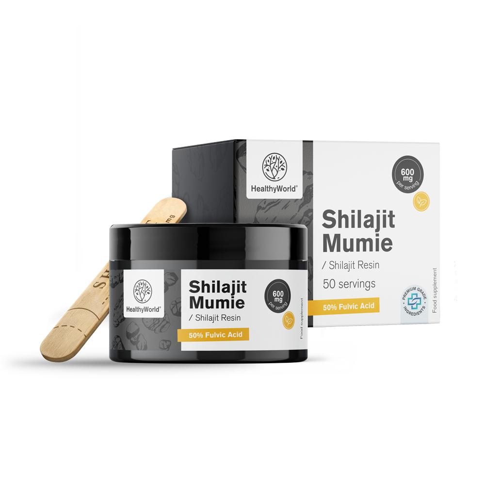 Shilajit Mumie 600 mg – żywica