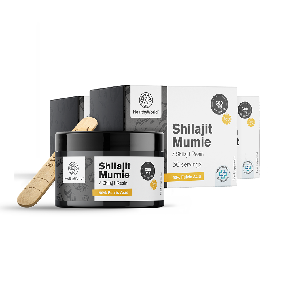 Shilajit Mumie 600 mg – żywica