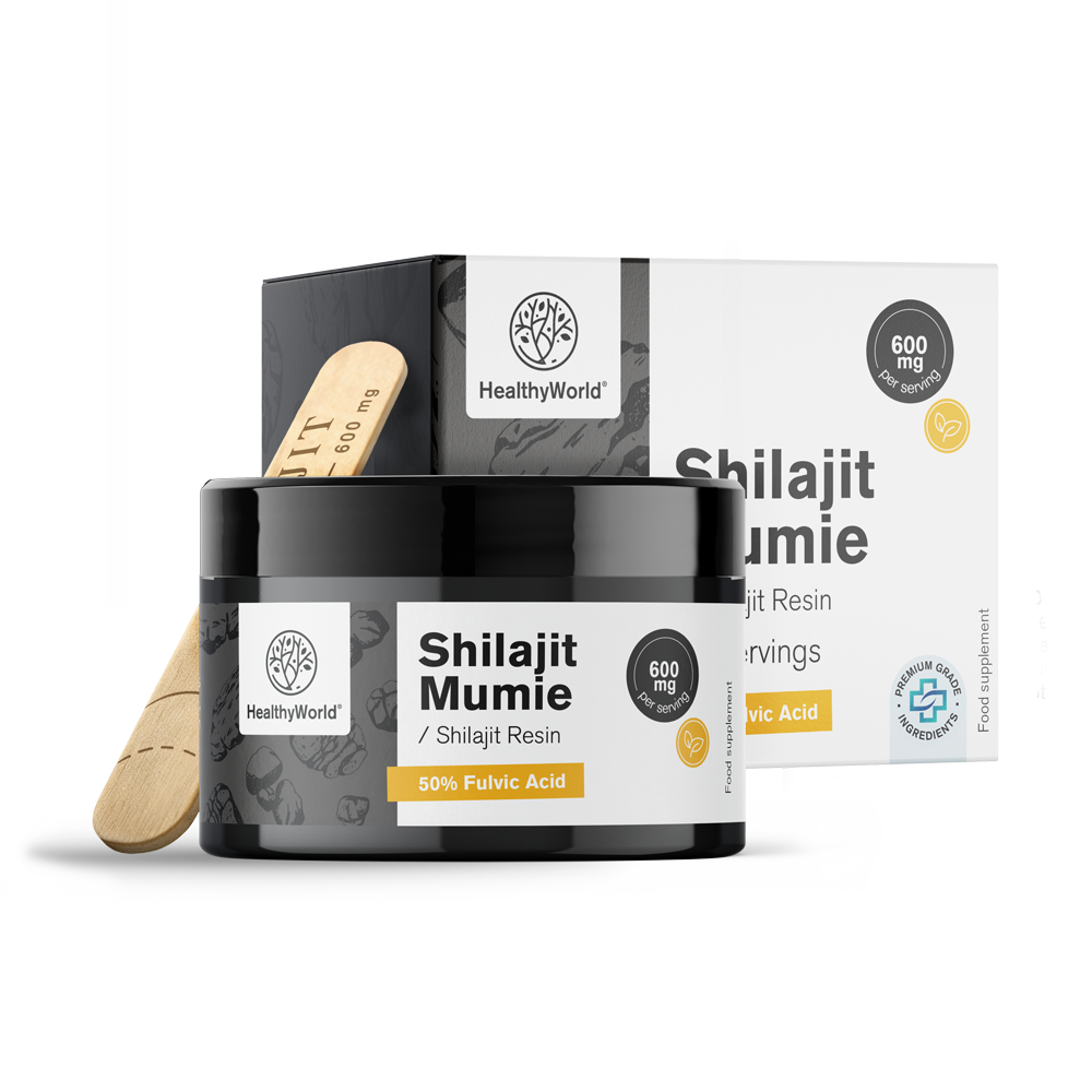 Shilajit Mumie 600 mg – żywica