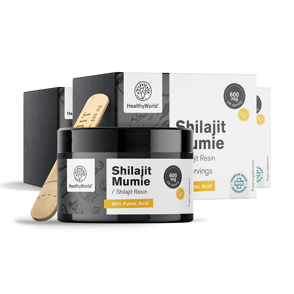 Shilajit Mumie 600 mg – smola