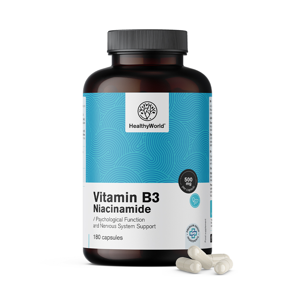 Witamina B3 500 mg w kapsułkach