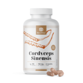 Cordyceps sinensis 1400 mg - wyciąg 10:1, 180 kapsułek