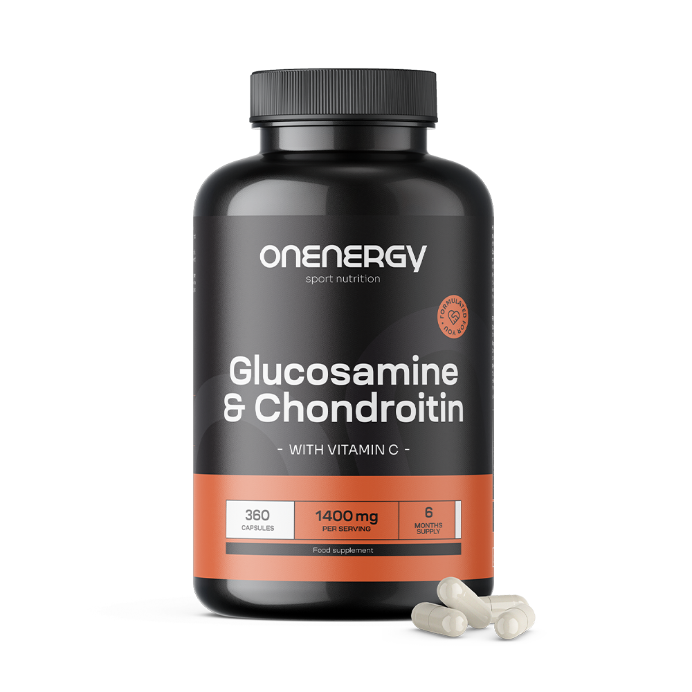 Glukozamina + chondroityna 1400 mg.