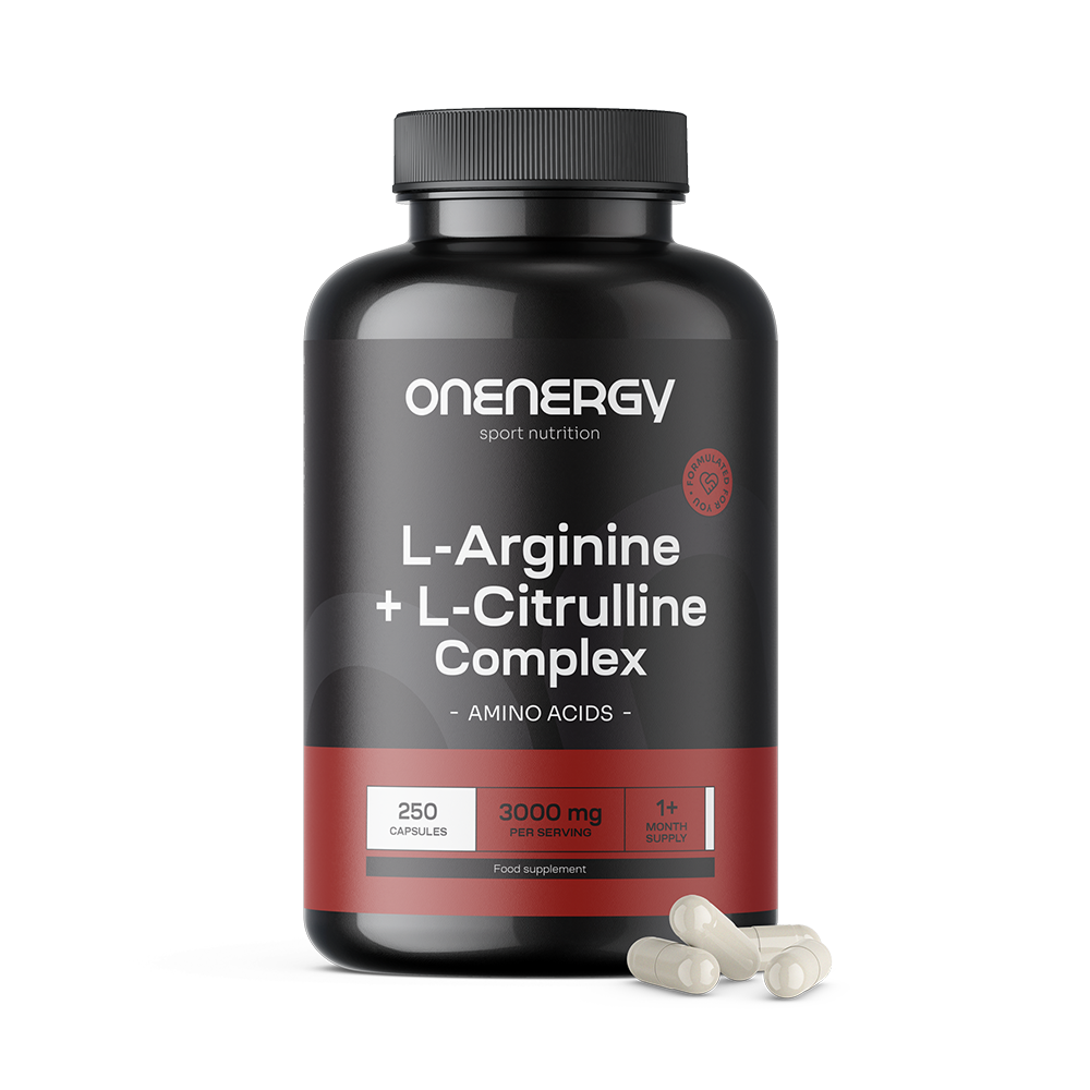 L-arginina + L-citrulina kompleks 3000 mg