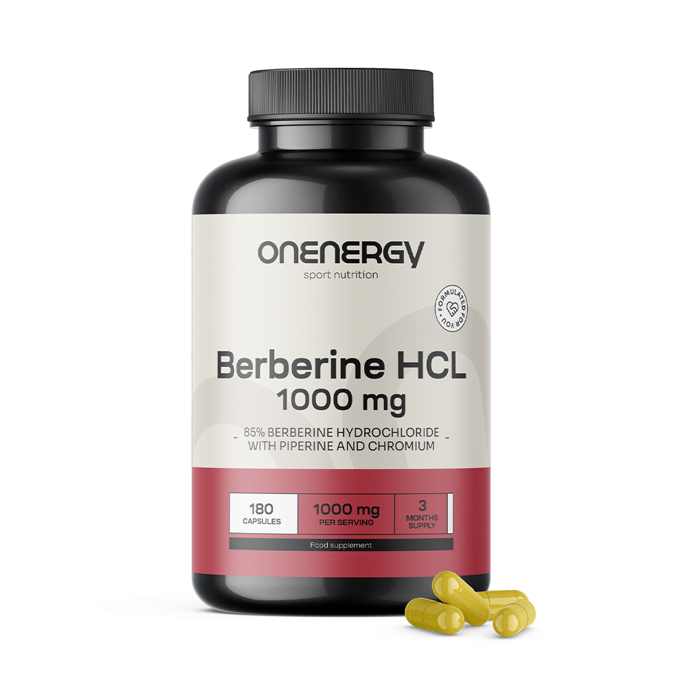 Berberine HCL 1000 mg - z pieprzem i chromem