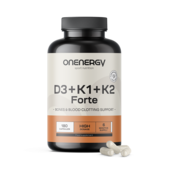 Witaminy D3 + K1 + K2 FORTE, 180 kapsułek