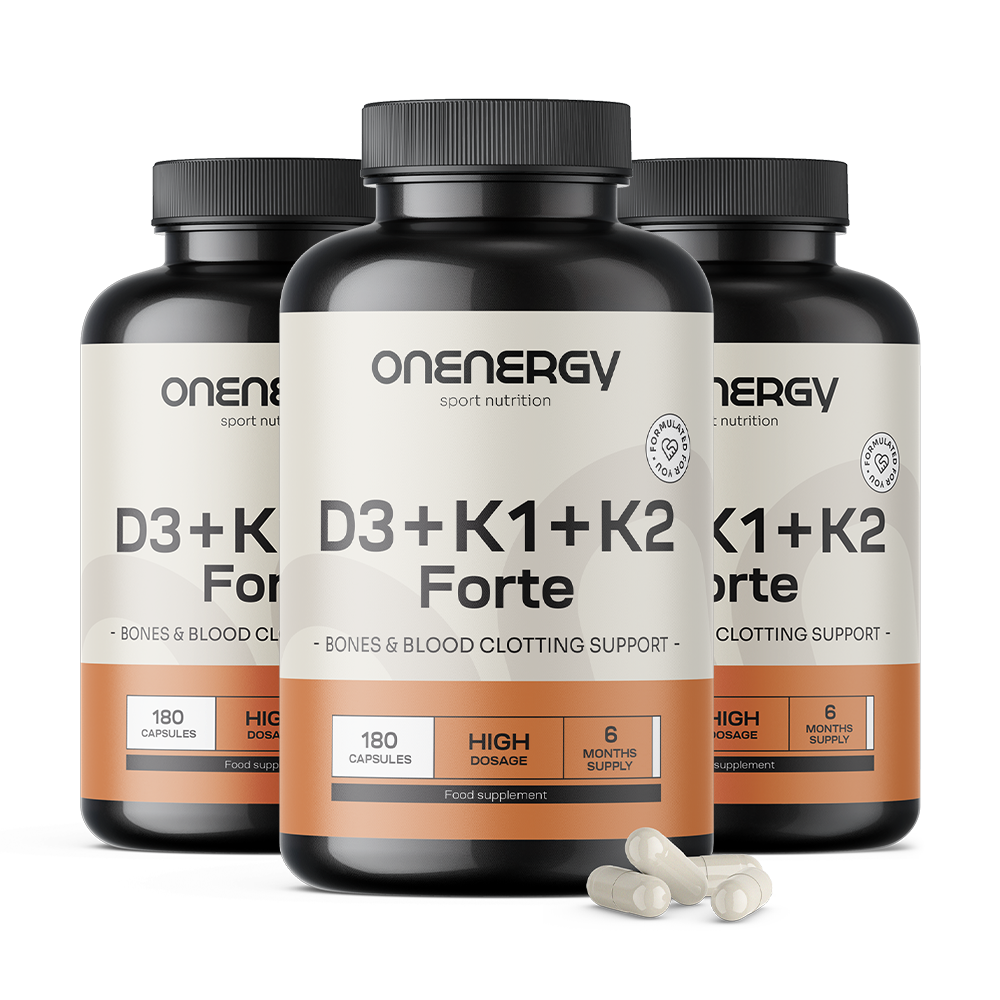 Vitamin D3 + K1 + K2 FORTE